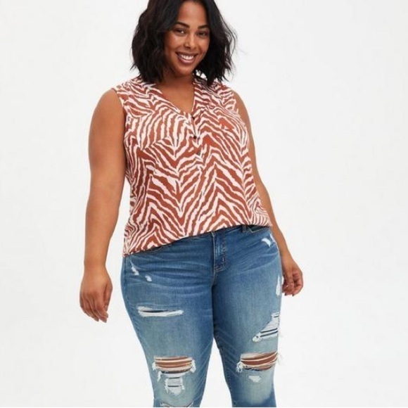 Torrid Harper Rayon Slub Pullover Sleeveless Top size 4X - Picture 2 of 9